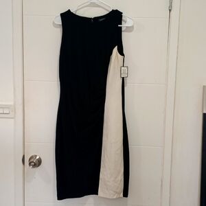 Ralph Lauren 12 size drees black and white with tags